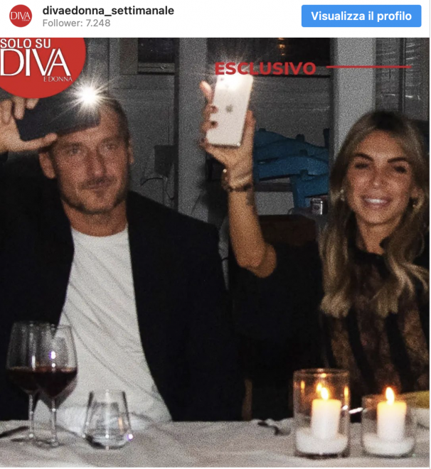 La Prima Foto Di Totti Con La Nuova Compagna E Ilary Si Vendica Con