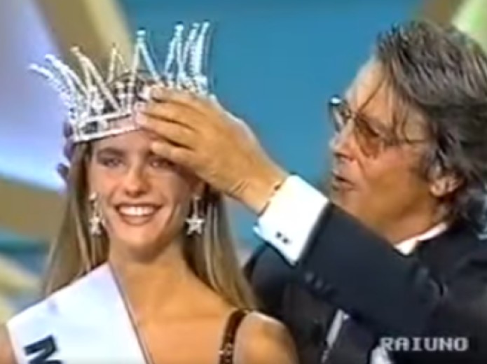 Martina Colombari Ricorda La Gaffe Con Alain Delon Durante Miss Italia